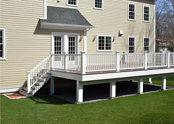 Deck construction by Sun Coast Builders, Inc