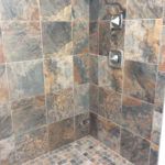 Shower tile by Sun Coast Builders