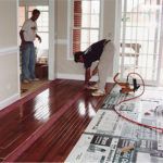 Flooring installation by Sun Coast Builders